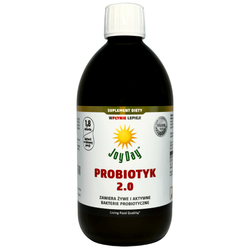 Joy Day Probiotyk 2.0 kompleks żywych i aktywnych bakterii probiotycznych 500 ml smak pomarańcza