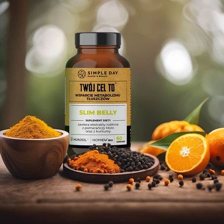 Twój Cel To Slim Belly naturalne wsparcie dla szczupłej sylwetki 60 kaps.