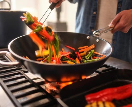 JJ-Wok 32cm ze składanymi uchwytami Space