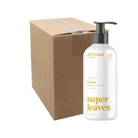 Attitude SUPER LEAVES™, Mydło do rąk w płynie o zapachu liści cytryny, 473 ml