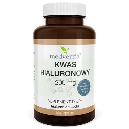 Medverita Kwas Hialuronowy 200 mg  120 kap