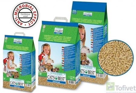 CAT'S BEST Universal Żwirek drewniany 20l