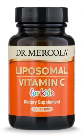 Dr. Mercola Witamina C 125mg suplement diety dla dzieci 30 kaps.