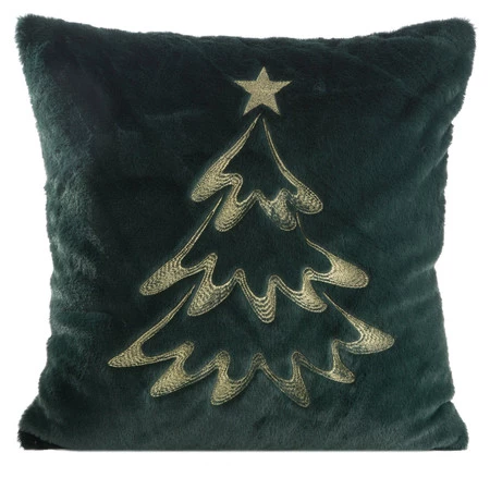 POSZEWKA ŚWIATECZNA 120B 45 X 45 CM CIEMNOZIELONY