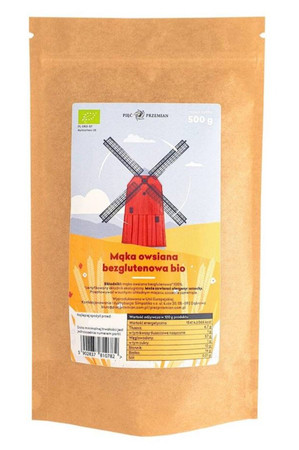 Pięć Przemian − Mąka owsiana bezgl. pełnoziarnista − 500 g