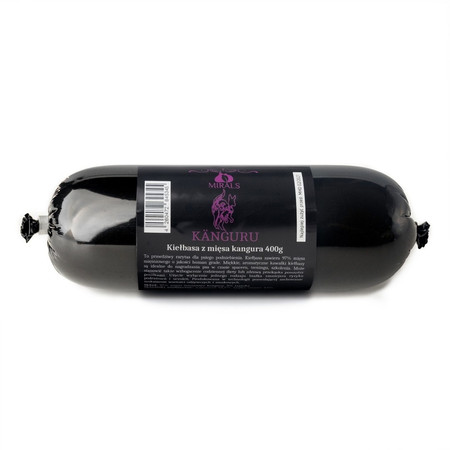 MIRALS Kanguru - kiełbasa z mięsa kangura (400g)