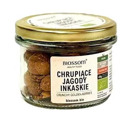 BIOSSOM CHRUPIĄCA JAGODA INKASKA BEZGLUTENOWA BIO 40 g