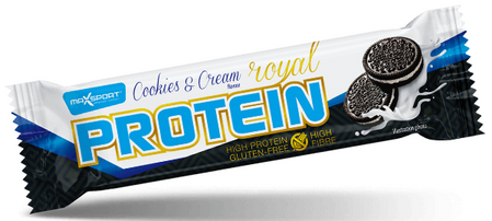 Maxsport Baton Proteinowy O Smaku Ciasteczkowym W Polewie Białej Bezglutenowy 60g KRÓTKA DATA 2026-09-10
