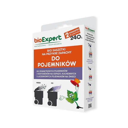 bioExpert, BIO Saszetki na brzydkie zapachy do pojemników, 2 szt.