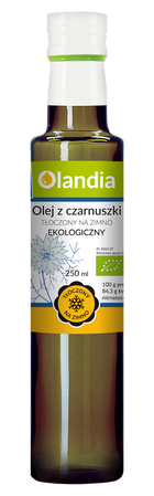  Olandia − Ekologiczny olej z czarnuszki − 250 ml 