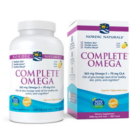 Nordic Naturals Complete Omega 3-6-9 kwasy tłuszczowe EPA i DHA z GLA 180 kaps.