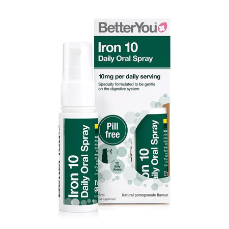  BetterYou − Iron 10 Daily Oral Spray, żelazo − 25 ml