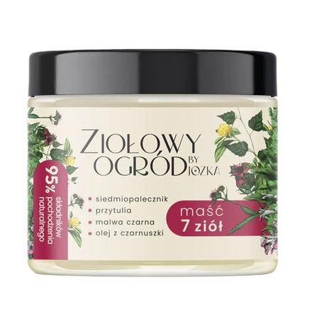 MAŚĆ 7 ZIÓŁ DO SKÓRY WRAŻLIWEJ 90 ml - ZIOŁOWY OGRÓD BY JOZKA (DARY NATURY)