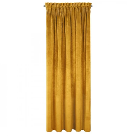 ZASŁONA GOTOWA VILLA NA TAŚMIE 140 X 270 CM MUSZTARDOWY