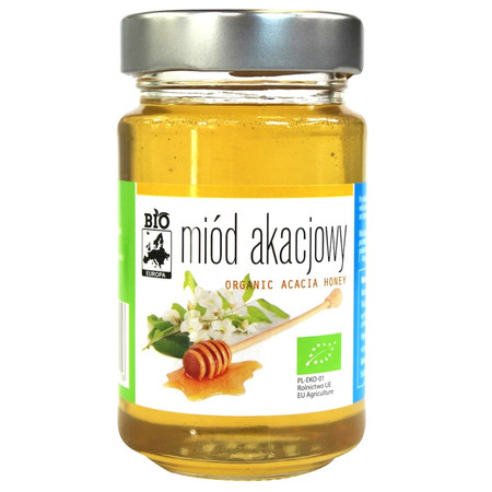MIÓD AKACJOWY BIO 300 g - BIO PLANET