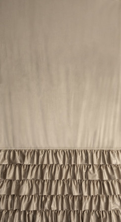 ZASŁONA GOTOWA CARLI NA TAŚMIE 140 X 270 CM CIEMNOBEŻOWY