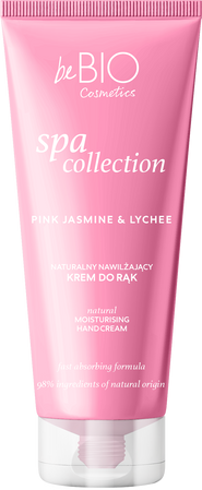 beBIO Spa Collection Nawilżający krem do rąk Pink Jasmine & Lychee 50ml