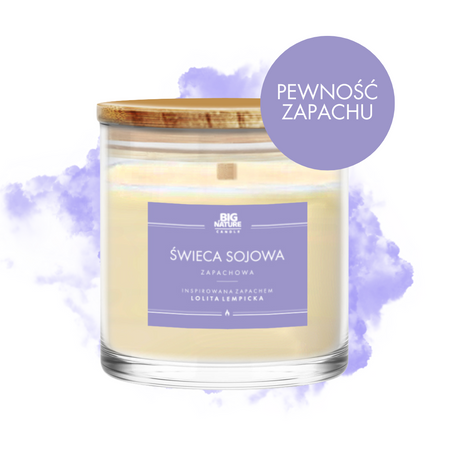 Świeca sojowa zap. insp. LOLITA LEMPICKA 215g