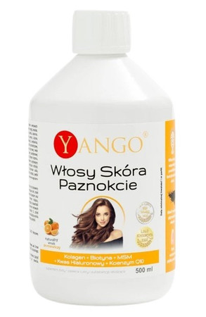 Yango Multiwitamina Włosy Skóra Paznokcie 500 ml