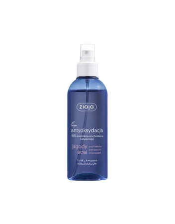 Ziaja, Tonik z kwasem hialuronowym, Jagody Acai 200ml