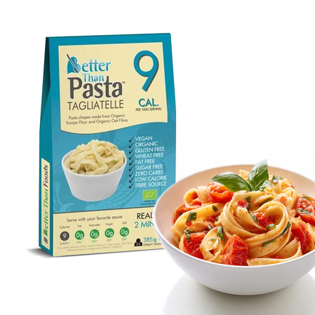 BETTER THAN FOODS Makaron Konjac Tagliatelle bezglutenowy BIO 385g