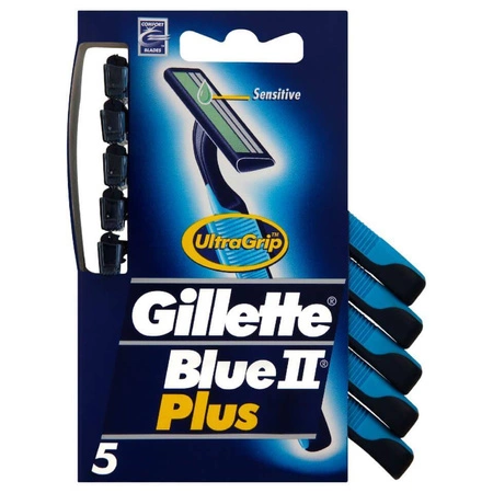 Blue II Plus jednorazowe maszynki do golenia dla mężczyzn 5szt