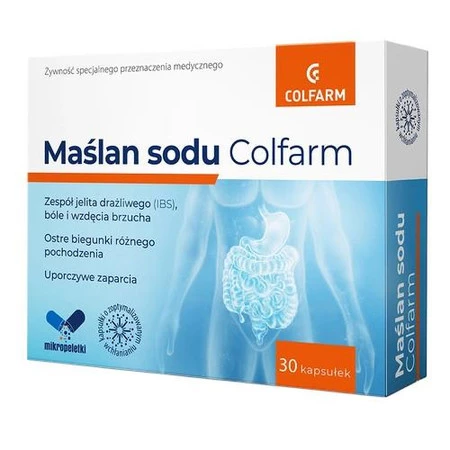 Colfarm Maślan Sodu 30 kaps.