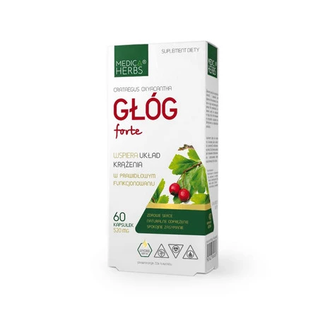 Medica Herbs Głóg Forte 60 kaps