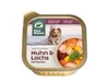 Zestaw 10x PURE NATURE DOG Huhn Lachs - kurczak i łosoś z dynią dla dorosłych psów (150g)