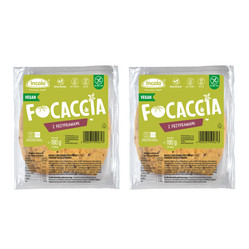 Zestaw: 2x BUŁKI FOCACCIA Z PRZYPRAWAMI BEZGLUTENOWE (3 szt.) 180 g - INCOLA