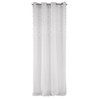 ZASŁONA GOTOWA D91 STELLA 140 X 250 CM SREBRNY
