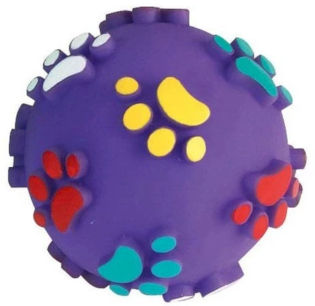 KERBL Piłka piszcząca w łapki dla psa 7cm Różne kolory