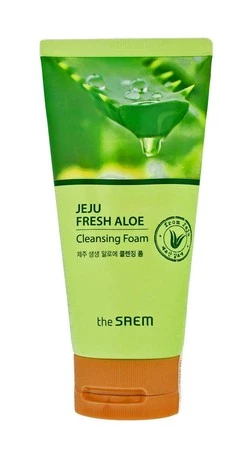 The SAEM Jeju Fresh Aloe Pianka oczyszczająca do twarzy 150g