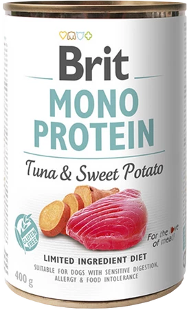 BRIT Mono Protein Tuna / Sweet Potato TUŃCZYK ZIEMNIAKI 400g
