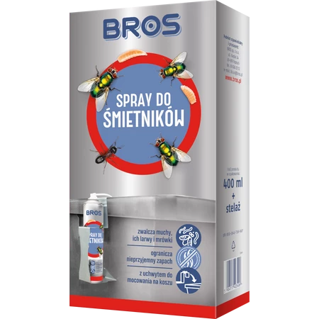 Bros spray do śmietników z uchwytem 400ml 