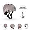 SCOOTANDRIDE Kask XXS-S dla dzieci 1-5 lat Brown Lines