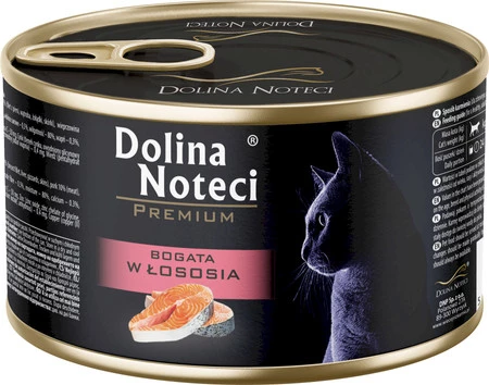 DOLINA NOTECI PREMIUM Kot Łosoś 185g