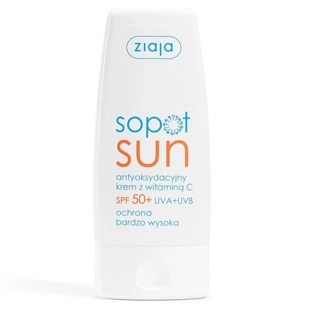 Ziaja Sopot Sun, antyoksydacyjny krem z witaminą C SPF50 50ml