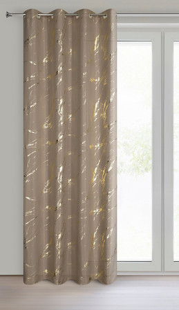 ZASŁONA GOTOWA LANI 140 X 250 CM BRĄZOWY