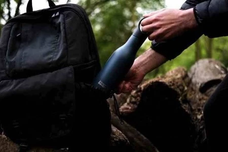 JJ - Butelka termiczna stalowa 500ml Loop™, niebie