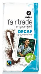 KAWA MIELONA BEZKOFEINOWA ARABICA/ROBUSTA PERU FAIR TRADE BIO 250 g - OXFAM