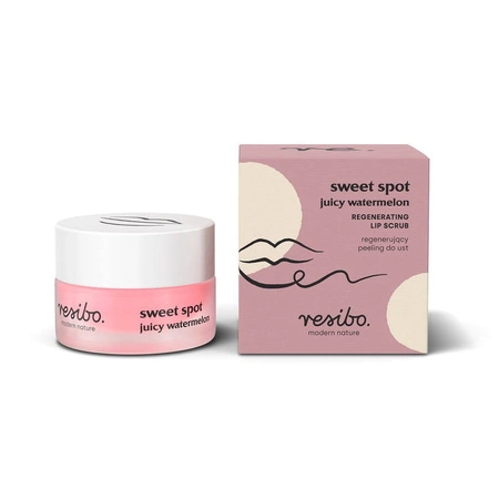 Resibo − Sweet Spot, regenerujący peeling do ust soczysty arbuz − 9 g