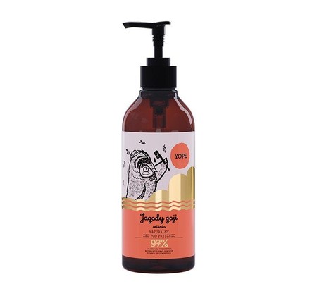 Yope - Naturalny żel pod prysznic Jagody Goji i Wiśnia 400ml