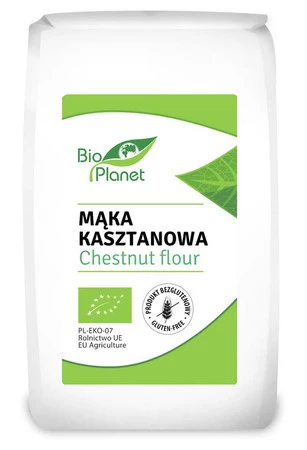 Bio Planet − Mąka kasztanowa bezglutenowa BIO − 400 g