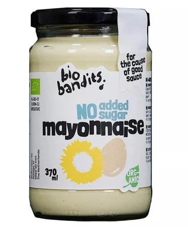 MAJONEZ JAJECZNY NIE ZAWIERA CUKRÓW BIO 370 ml - BIO BANDITS