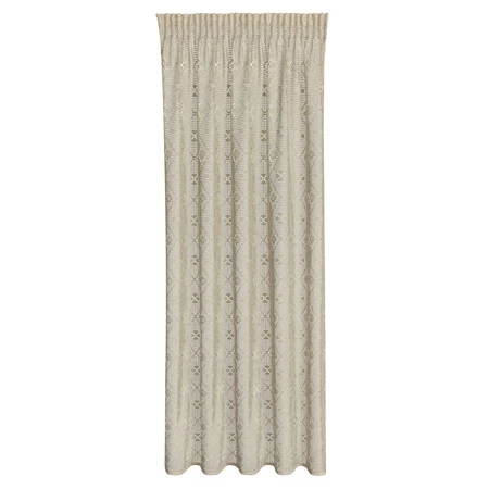 Zasłona gotowa Nela na Taśmie 140 x 270 cm, Naturalny