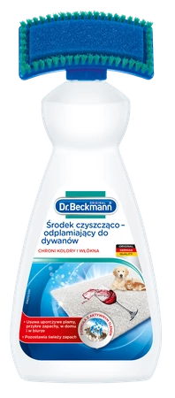 Dr. Beckmann Środek czyszcząco- odplamiajacy do dywanów ze szczotką 650ml