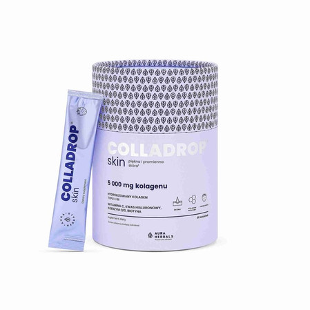 Colladrop® Skin, kolagen morski 5000 mg - 30 saszetek
