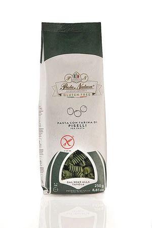 PASTA NATURA MAKARON PROTEINOWY (Z GROSZKU ZIELONEGO) ŚWIDERKI BEZGLUTENOWY 250 g