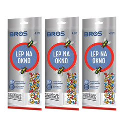 Zestaw: 3x BROS lep na okno 4-pak